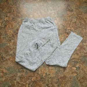 Anthropologie - zipper leggings - Small